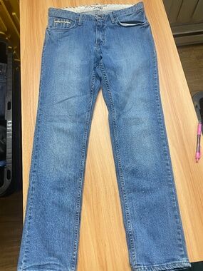 Vans "Customade For You" Medium Wash Straight Leg Skate Jeans